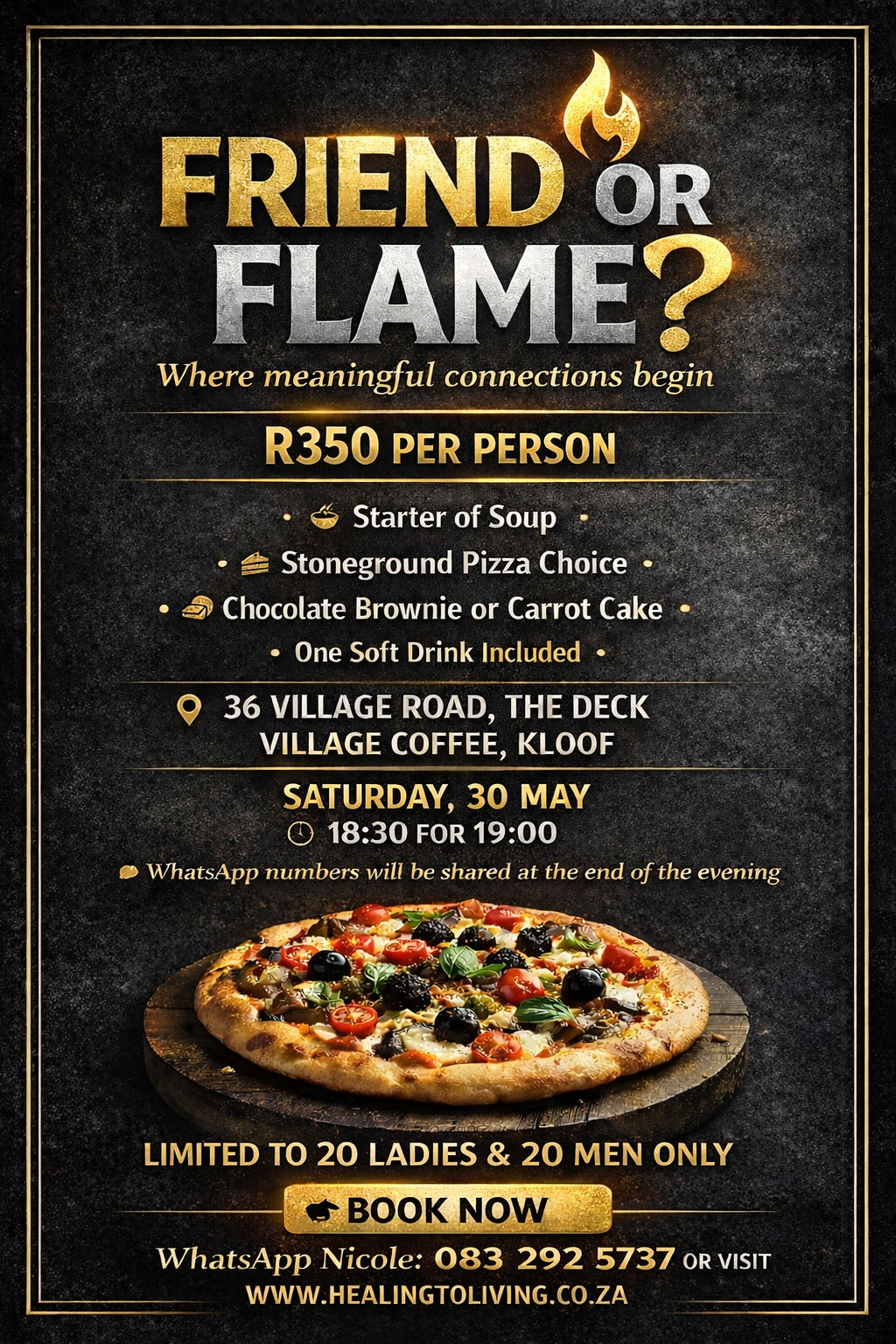 Friend or Flame Dinner